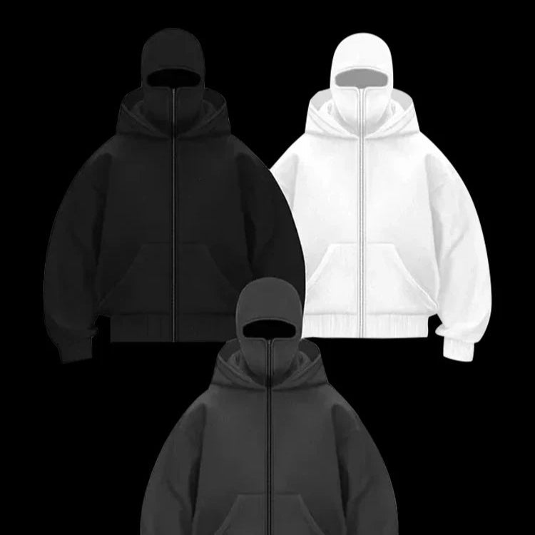 HoodiMask™ Sudadera con Capucha de Doble Capa