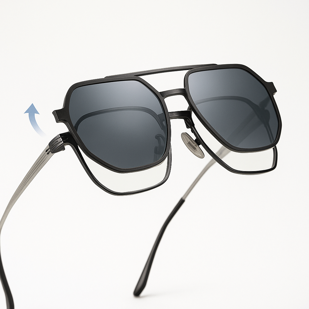 VisionaryX™ Gafas Magnéticas 3 en 1 – Un solo marco, infinitas posibilidades