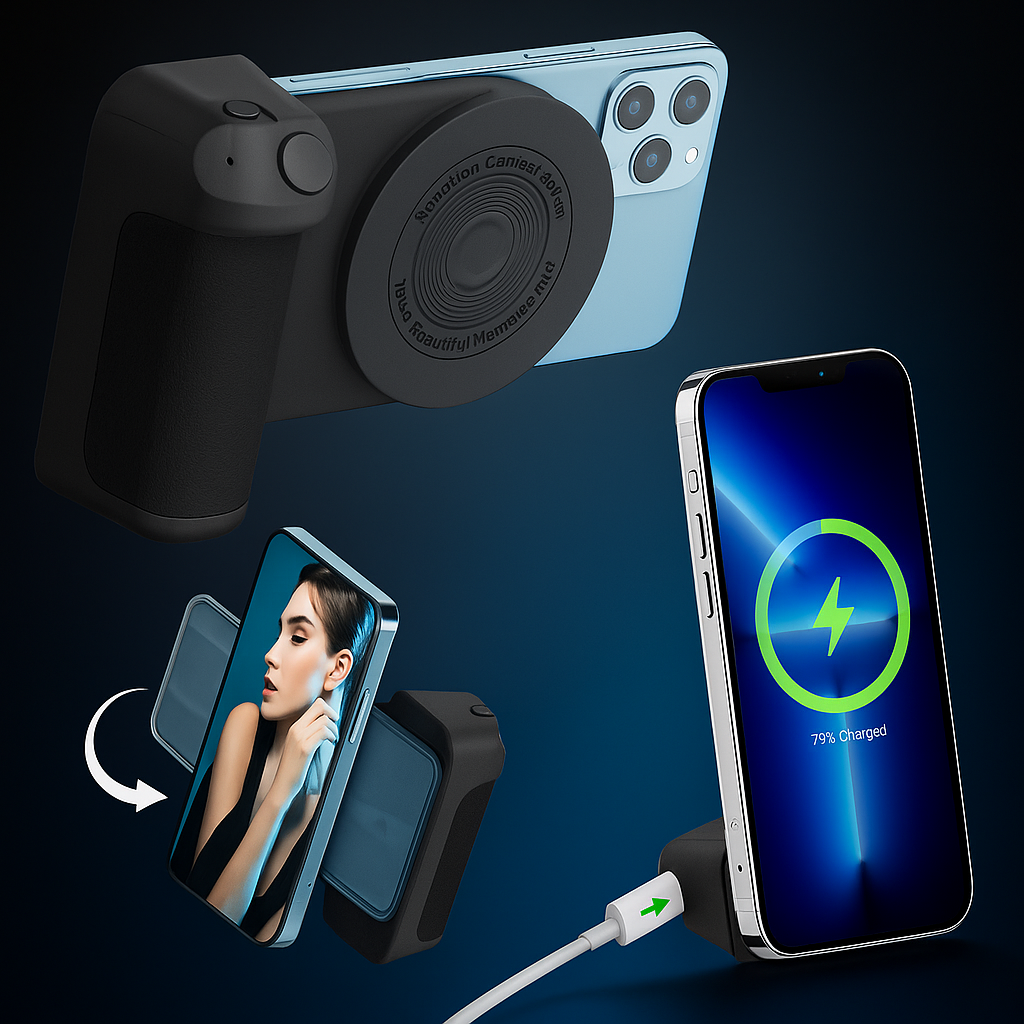 📸 Soporte de Teléfono para Fotos – Convierte tu celular en una cámara profesional up