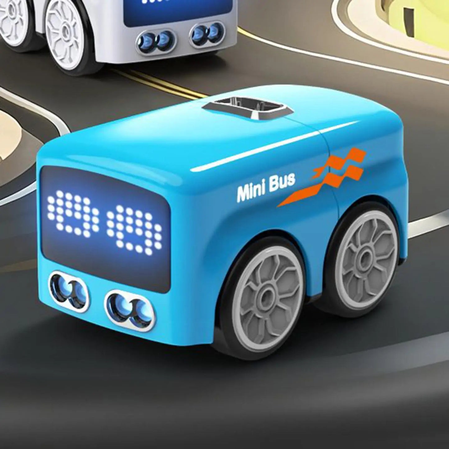 🚍✨ Magic Mini Bus: El juguete inteligente que se mueve solo y sorprende en segundos