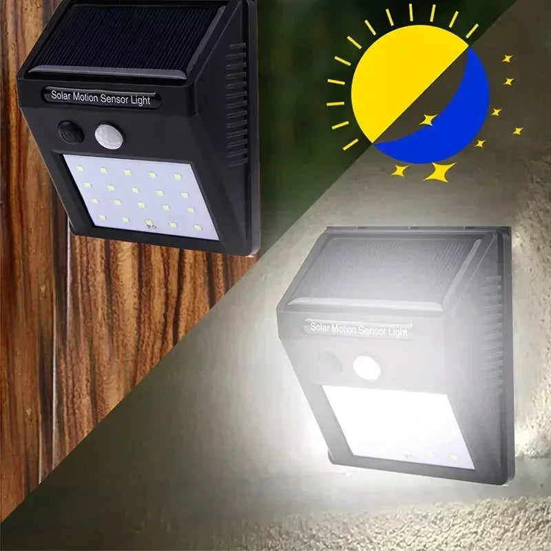 COMBO 4 LÁMPARAS ✨ PowerLite™ Lámparas Panel Solar + Sensor de Movimiento