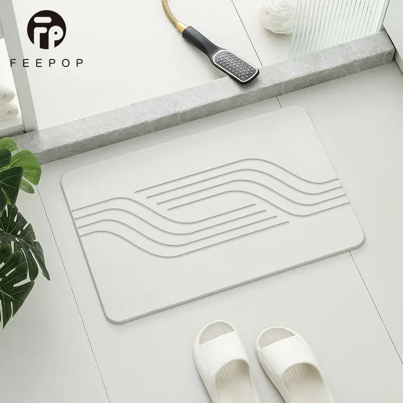 🪨✨ StoneDry – El Tapete de Piedra Absorbente que Revoluciona tu Baño 🚿💧