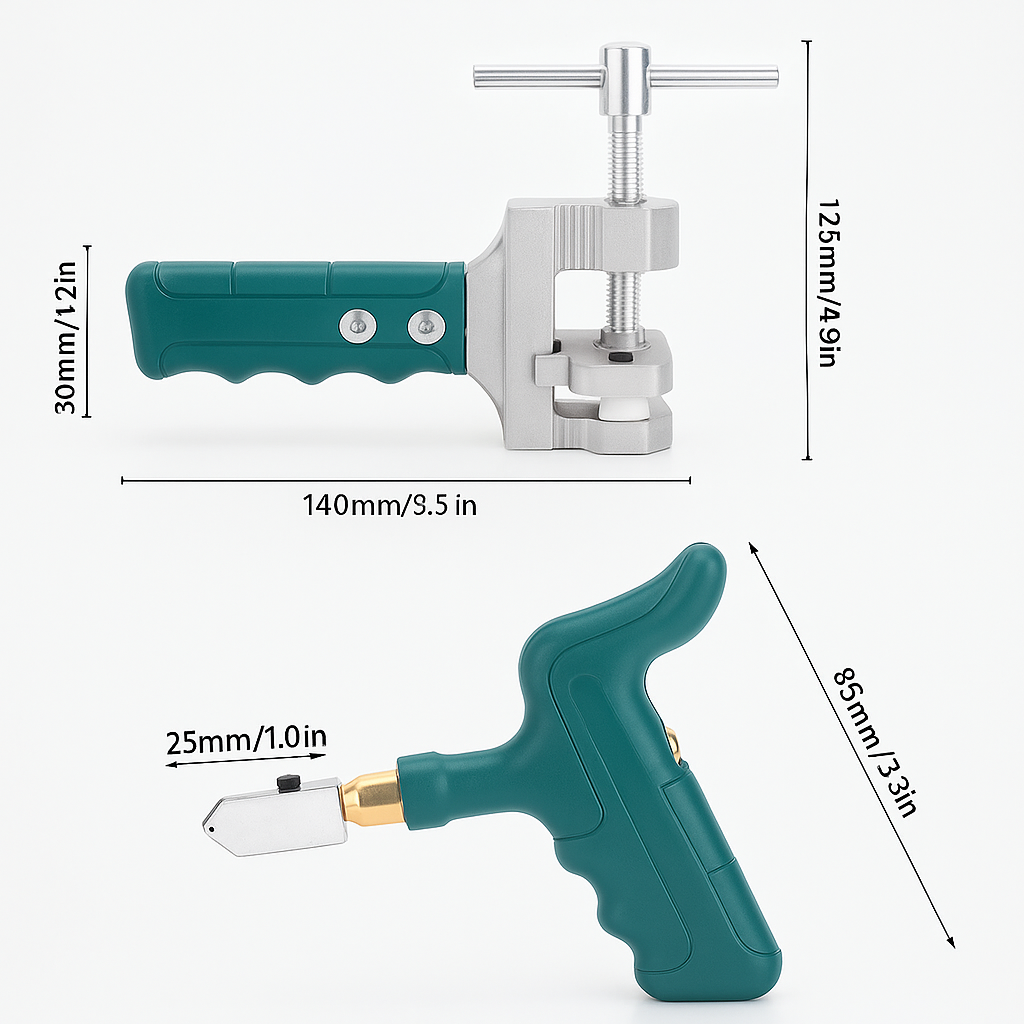 🔧✨ KIT DE HERRAMIENTAS CORTA VIDRIOS