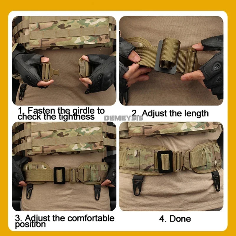 Cinturón de batalla táctico militar