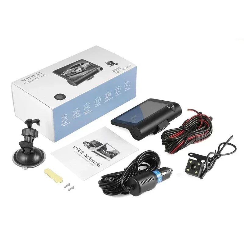 CarView™ Video Cámara Dvr Para Carro 3 Lentes