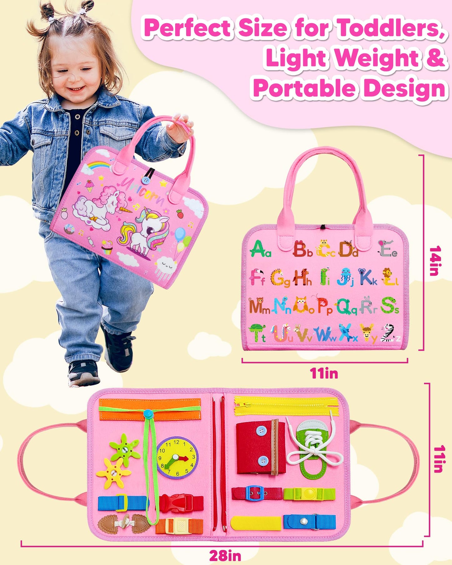 📚✨ Libro Educativo Sensorial “Magic Learning” ✨🦄