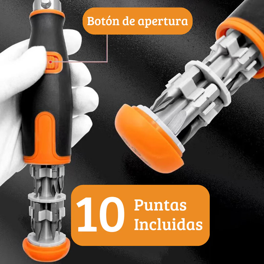 Destornillador de Trinquete 10 en 1🛠️