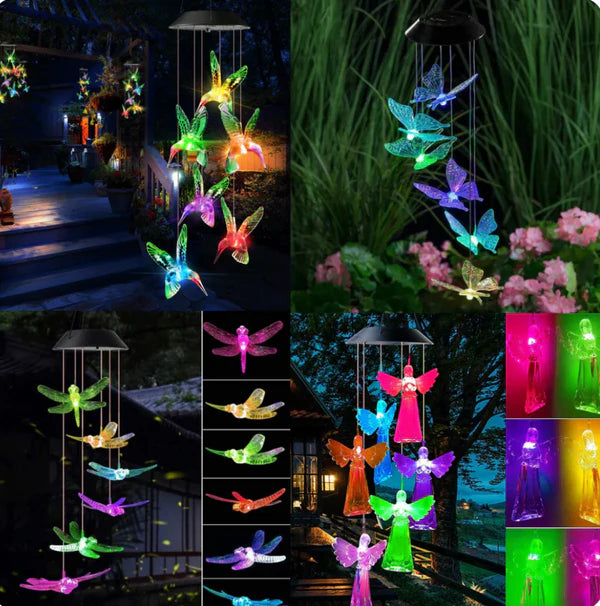 🌙✨ Luz Mágica Solar – Colores que iluminan tus noches 🌈🦋