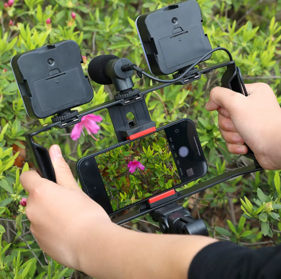 🎬 Kit de Video Doble Luz AY-49X: Ilumina, Graba y Destaca como un Profesional