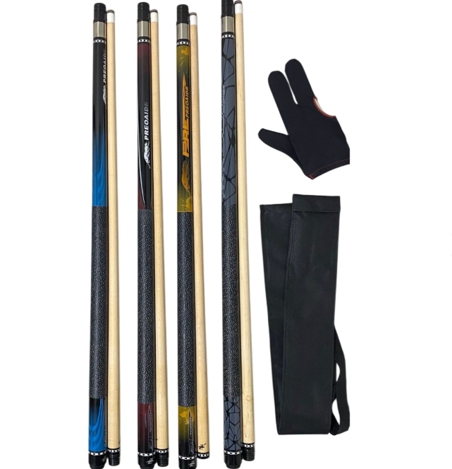 🔥SÚPER COMBO🔥 Taco de Billar+ Estuche + Guante