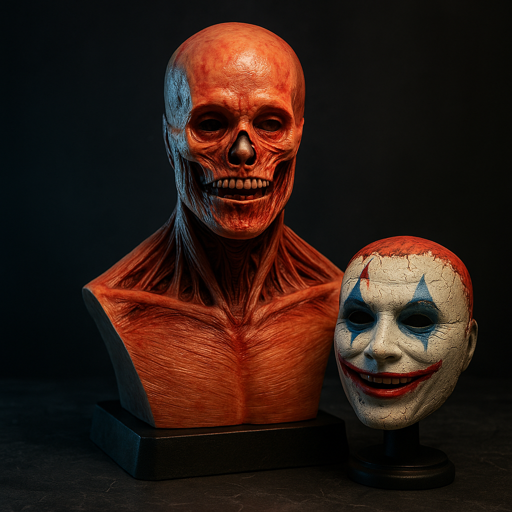 🎭 Máscara Doble Cara Joker – Dos Rostros, Un Solo Miedo