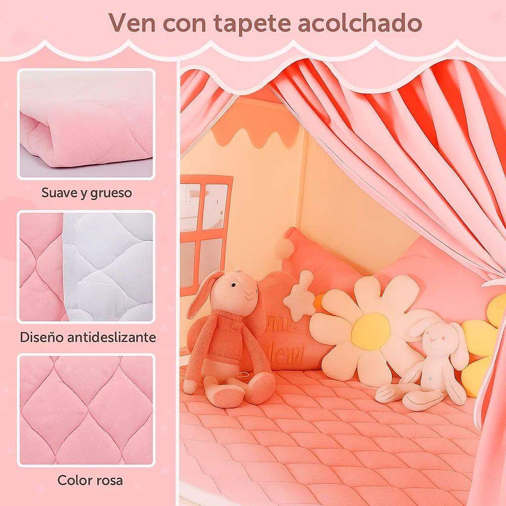 👑 Castillo de Princesa – La Tienda de Campaña que Convierte Sueños en Realidad