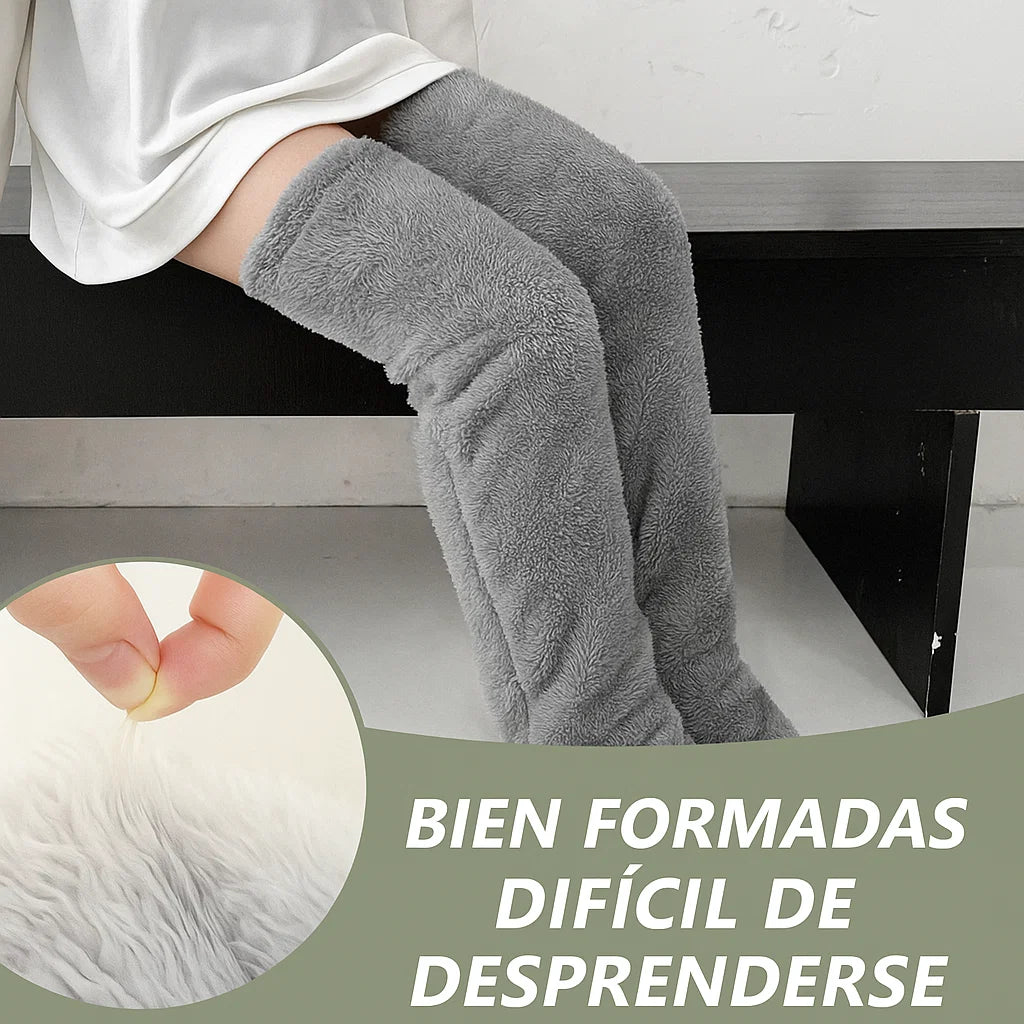 🧦❄️ Calcetines de Felpa Over-The-Knee