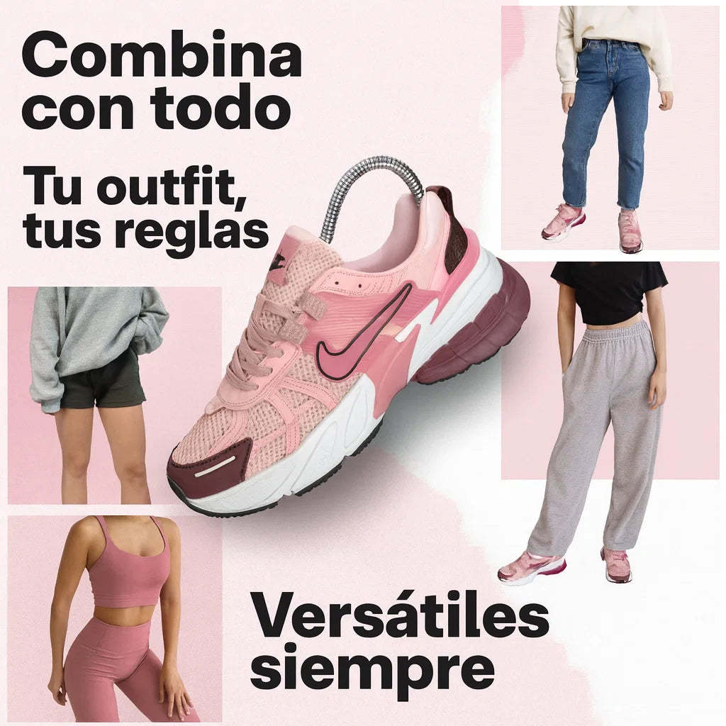 🌸 Nike V2K Rosa – Tendencia, Comodidad y Estilo Retro Futurista