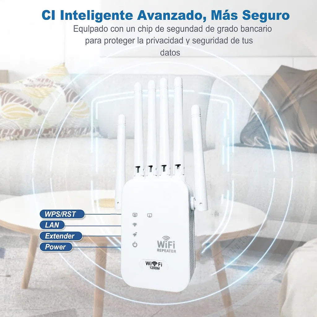 📶 Extensor WiFi de 6 Antenas
