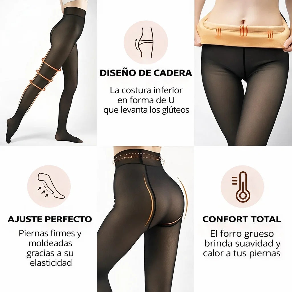✨ Medias Veladas Térmicas Efecto Piel ✨