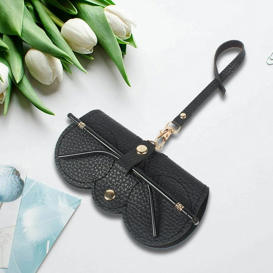 🕶️SET X2 Estuches de Anteojos de Cuero Suave – Diseño Moderno y Elegante