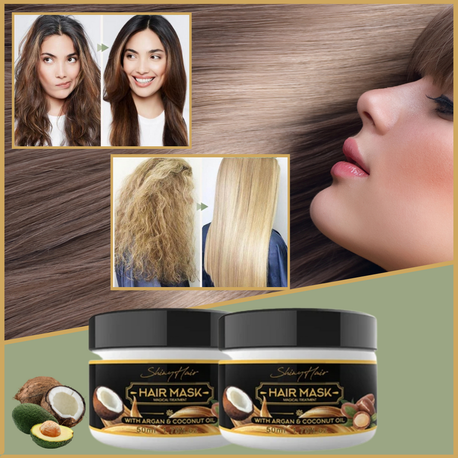SHINYHAIR REPAIR® | PROFESSIONELLE KERATINE-HAARMASKE (1+1 GRATIS)