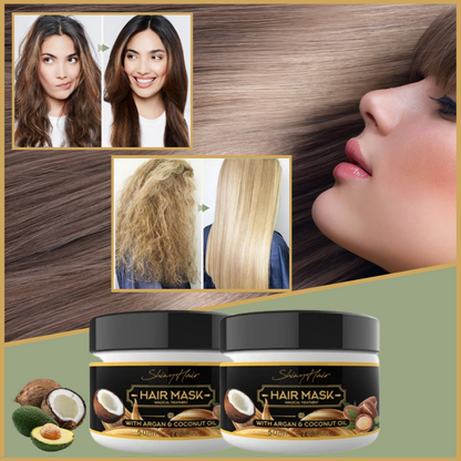 SHINYHAIR REPAIR® | PROFESSIONELLE KERATINE-HAARMASKE (1+1 GRATIS)
