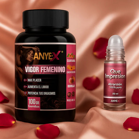 💋 Anyex Vigor Femenino + Feromonas: Despierta tu deseo, enciende tu atracción
