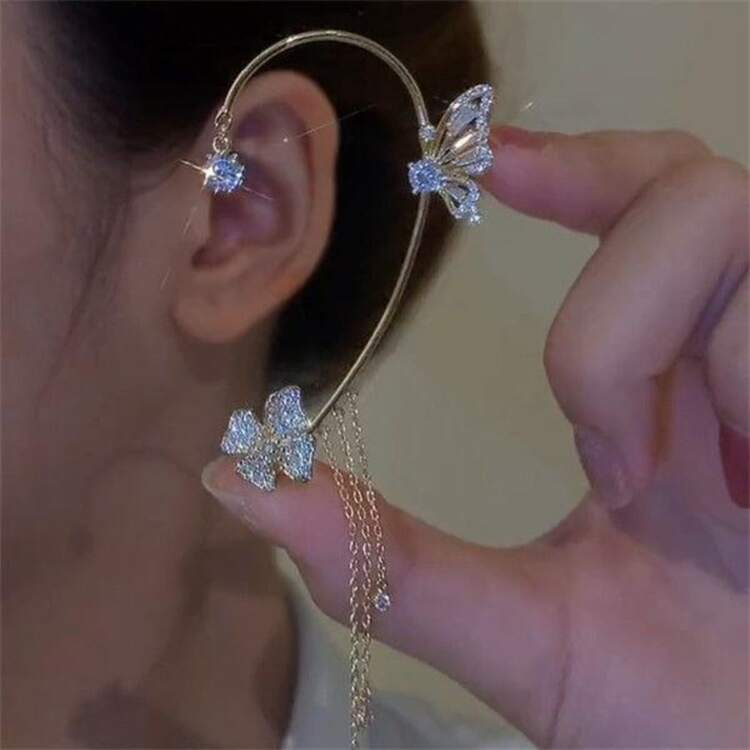 ✨ Pendientes de Mariposa con Circonita AAA – Elegancia Diaria✨