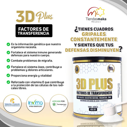 Factores de Transferencia 3D PLUS