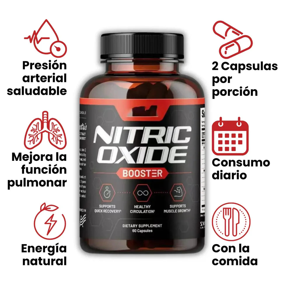 NitricOxide™ Suplemento Potenciador⚡
