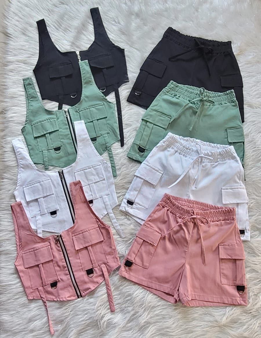 🌟🔥 Urban Chic – Set Cargo Doble Impacto 🔥🌟