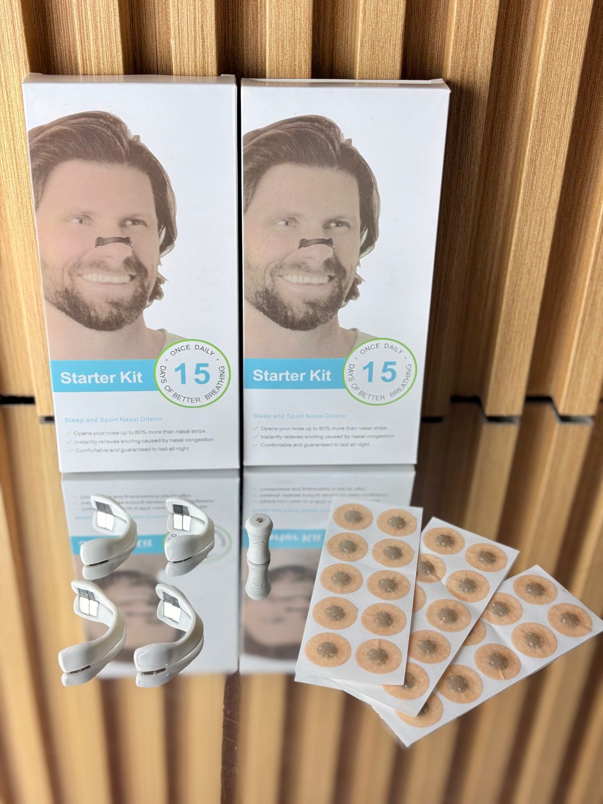 🌬️ AirFlex: Set de 4 Dilatadores+30 Parches – Respira Libre ✨