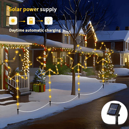 🌟 StarGlow Pack x4 – Estrellas Solares que Iluminan tu Navidad 🎄