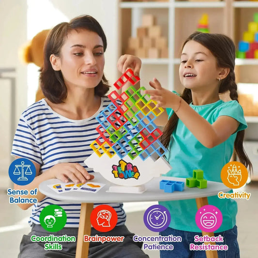 Tetra Tower Tetri - Juego Bloques Balanceo