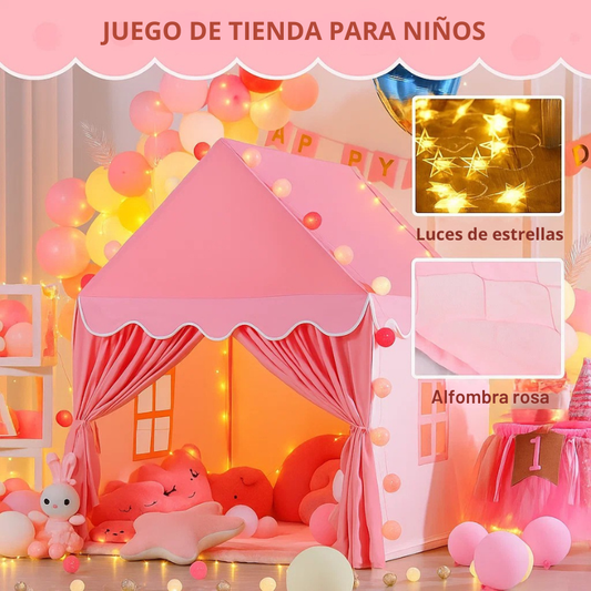 👑 Castillo de Princesa – La Tienda de Campaña que Convierte Sueños en Realidad
