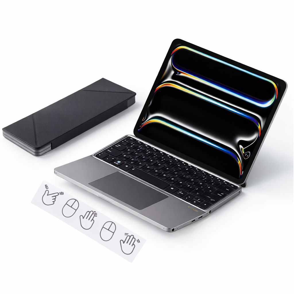FlexKey™ Teclado inalámbrico plegable con panel táctil