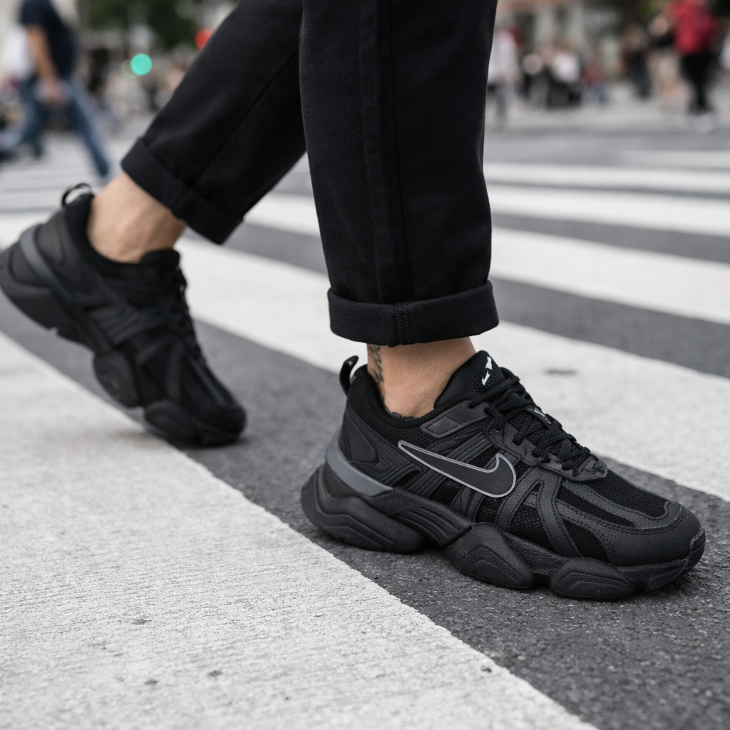 🖤Nike V2K Run Gore-Tex: Negras, cómodas y con flow premium ✨