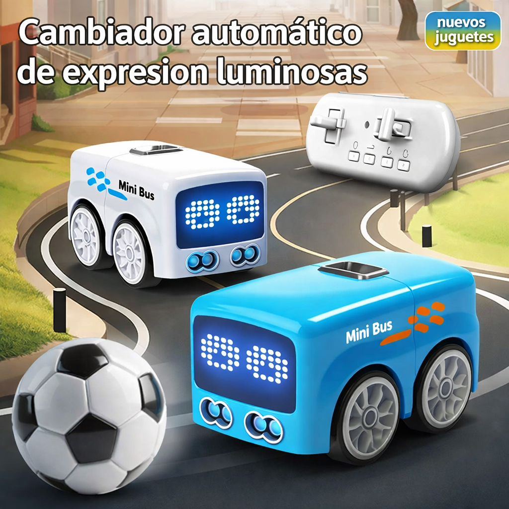 🚍✨ Magic Mini Bus: El juguete inteligente que se mueve solo y sorprende en segundos