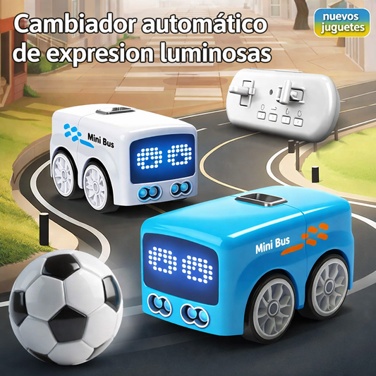 🚍✨ Magic Mini Bus: El juguete inteligente que se mueve solo y sorprende en segundos