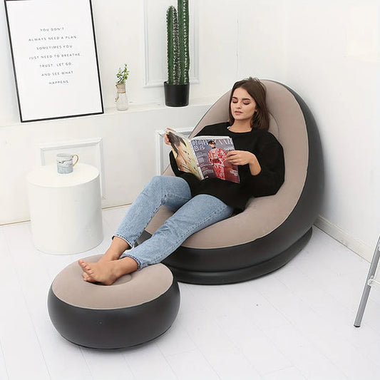 Sillón Inflable Comfort, Puff Comodo