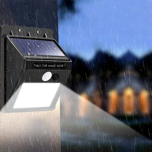 COMBO 4 LÁMPARAS ✨ PowerLite™ Lámparas Panel Solar + Sensor de Movimiento