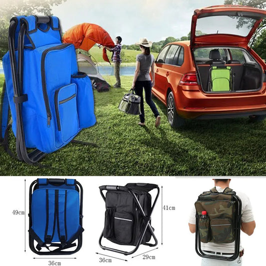 SeatPack™ Mochila Plegable Taburete 3 en 1