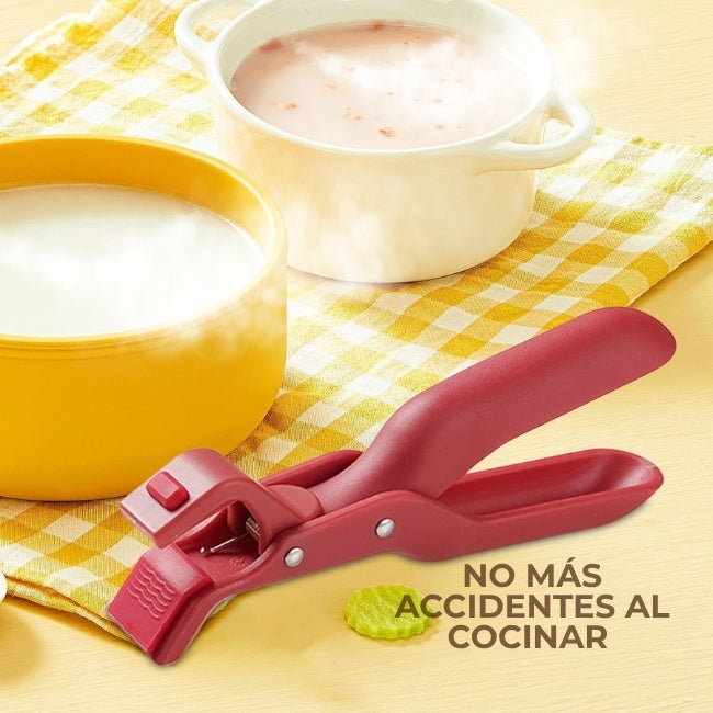 PINZAS PARA COCINA: 🔥 ¡Lleva 3 y paga solo 2! Protege tus manos y las de tu familia 💪