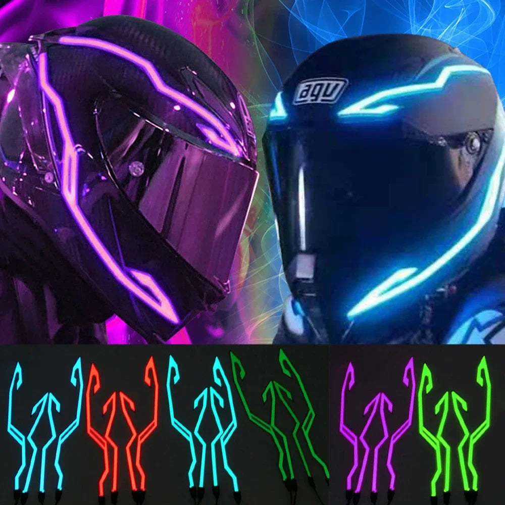 LumeCap™ Luz Led Futurista para Casco