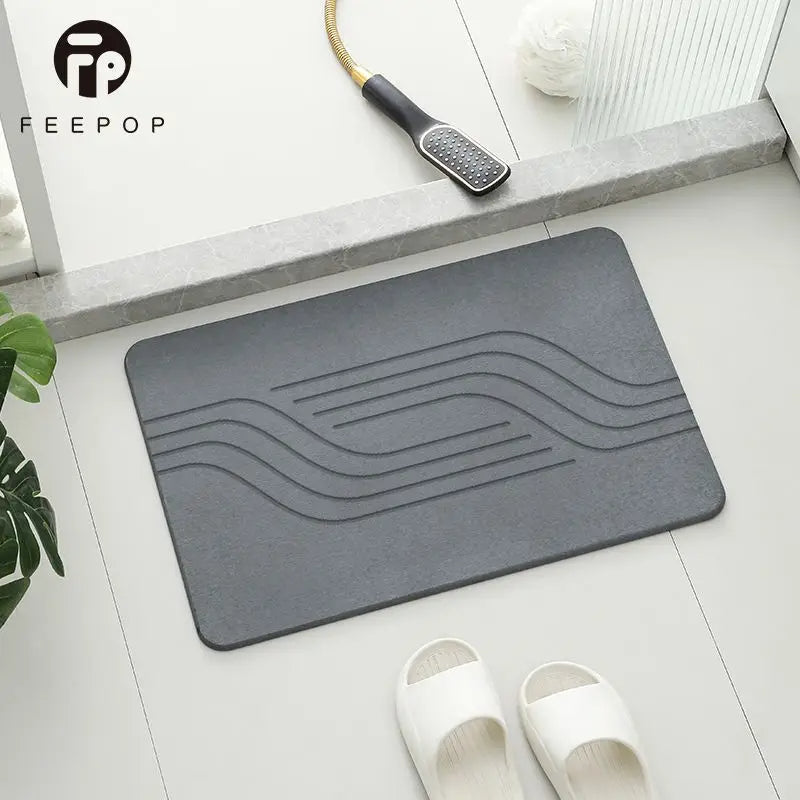 🪨✨ StoneDry – El Tapete de Piedra Absorbente que Revoluciona tu Baño 🚿💧