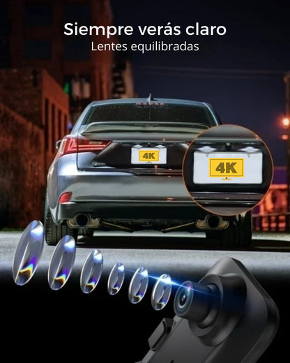 SafeScope™Espejo Retrovisor Doble Cámara + Memoria