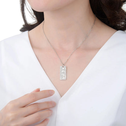 Collar con colgante de dólar estadounidense de alta calidad