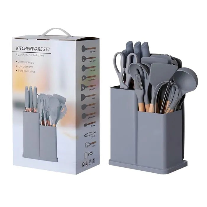 Utensilios De Cocina Con Tabla 19 Piezas