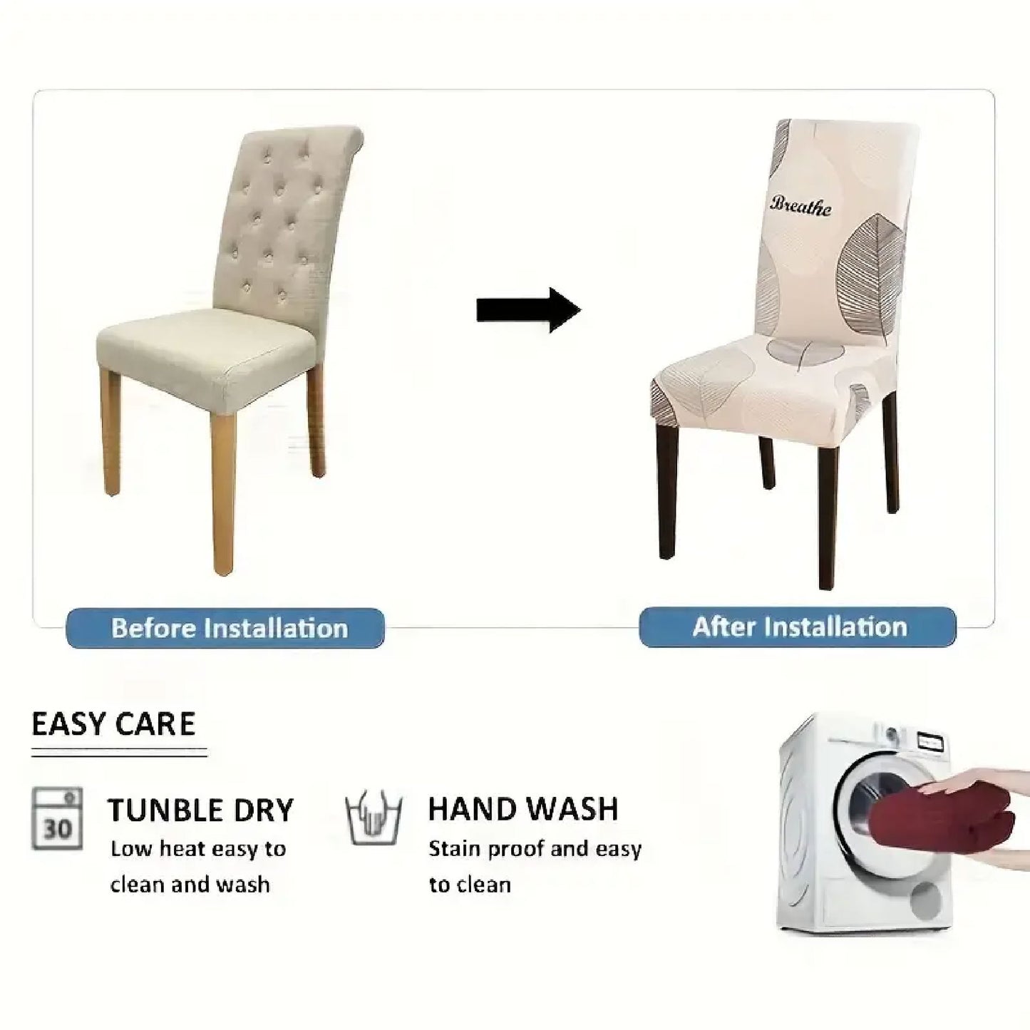 Forro Protector Individual Silla Comedor