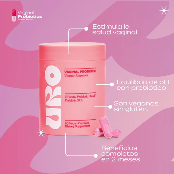 URO™ Probióticos Vaginales - Salud íntima y equilibrio del pH