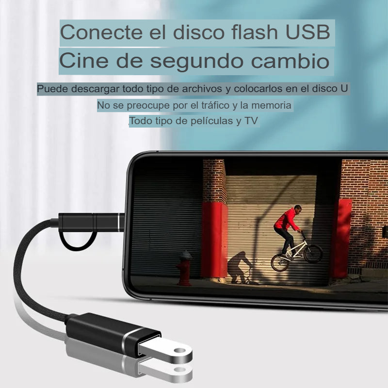 Cable Adaptador convertidor OTG