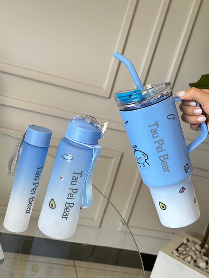 🥤VASO TRIO 𝐌𝐎𝐓𝐈𝐕𝐀𝐂𝐈𝐎𝐍𝐀𝐋 TIPO STANLEY 🥤 ✨