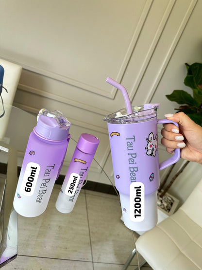 🥤VASO TRIO 𝐌𝐎𝐓𝐈𝐕𝐀𝐂𝐈𝐎𝐍𝐀𝐋 TIPO STANLEY 🥤 ✨